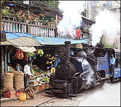 The Darjeeling Himalayan Railway, nicknamed the "Toy Train"